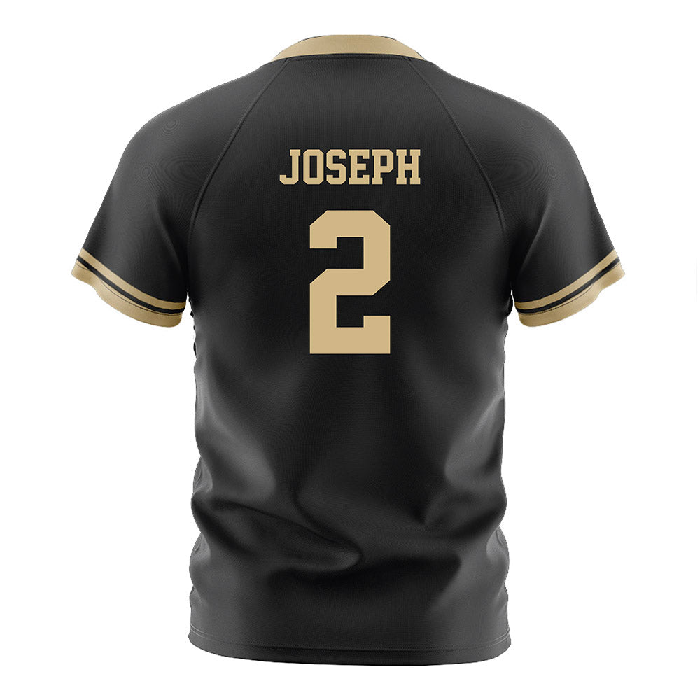 Purdue - NCAA Women's Soccer : Julia Joseph - Black Soccer Jersey-1