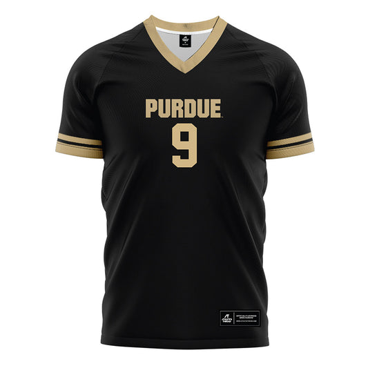 Purdue - NCAA Women's Soccer : Katrina Chong - Black Soccer Jersey-0