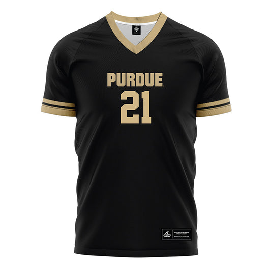 Purdue - NCAA Women's Soccer : Claire Wyville - Black Soccer Jersey