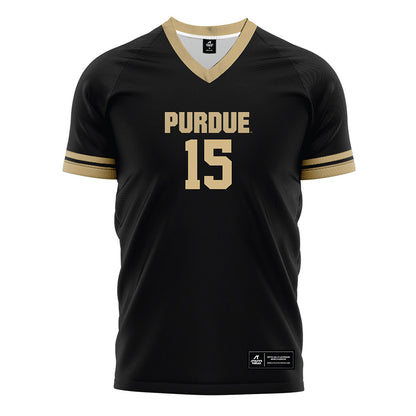 Purdue - NCAA Women's Soccer : Anisten Cabantac - Black Soccer Jersey-0