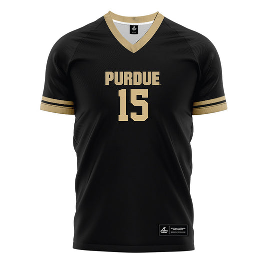 Purdue - NCAA Women's Soccer : Stephanie Lathrop - Black Soccer Jersey