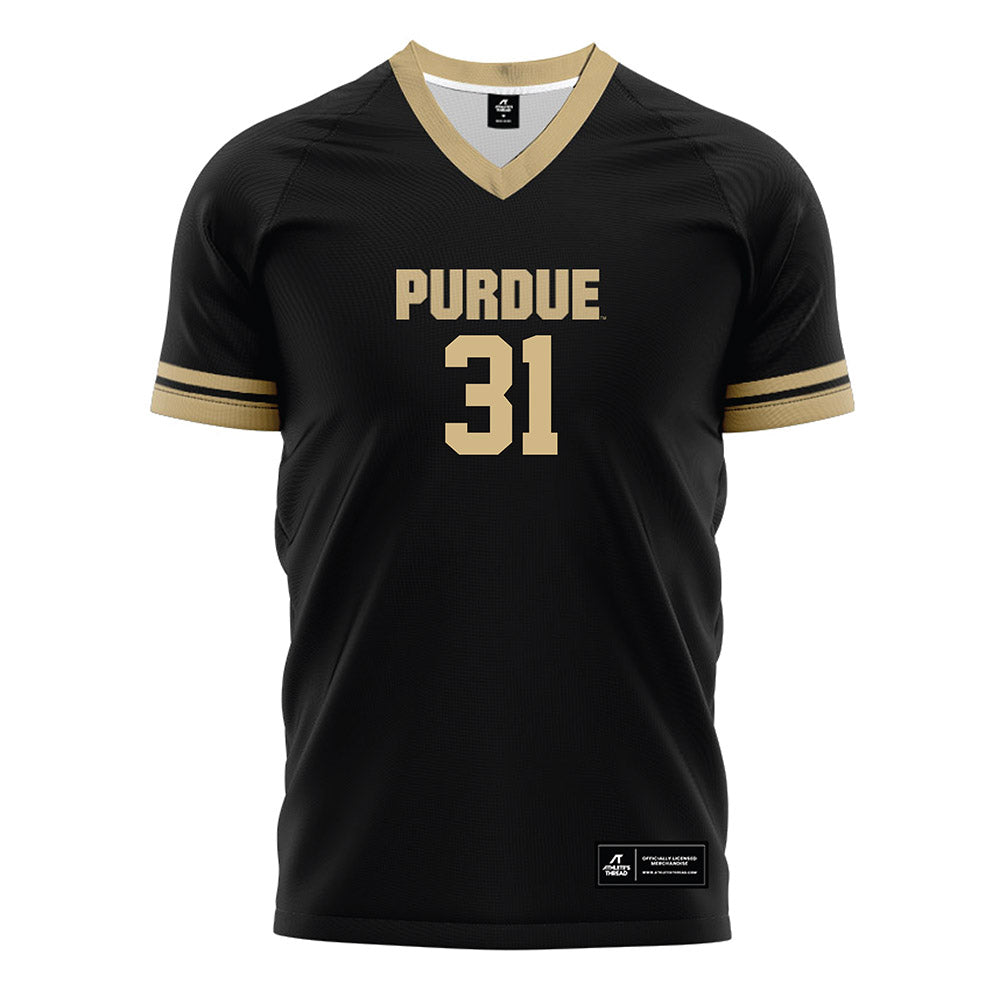 Purdue - NCAA Women's Soccer : Cassidy Brown - Black Soccer Jersey
