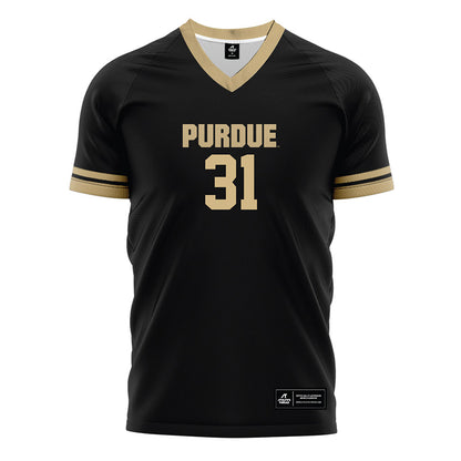 Purdue - NCAA Women's Soccer : Cassidy Brown - Black Soccer Jersey