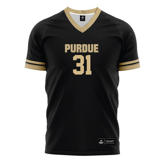 Purdue - NCAA Women's Soccer : Cassidy Brown - Black Soccer Jersey