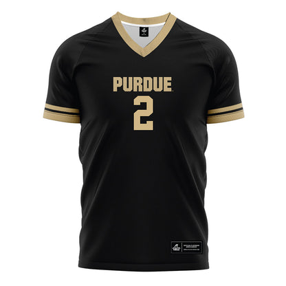 Purdue - NCAA Women's Soccer : Julia Joseph - Black Soccer Jersey-0
