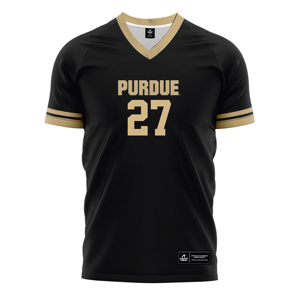 Purdue - NCAA Women's Soccer : Riley Knudsen - Black Soccer Jersey