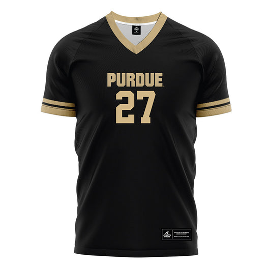 Purdue - NCAA Women's Soccer : Riley Knudsen - Black Soccer Jersey