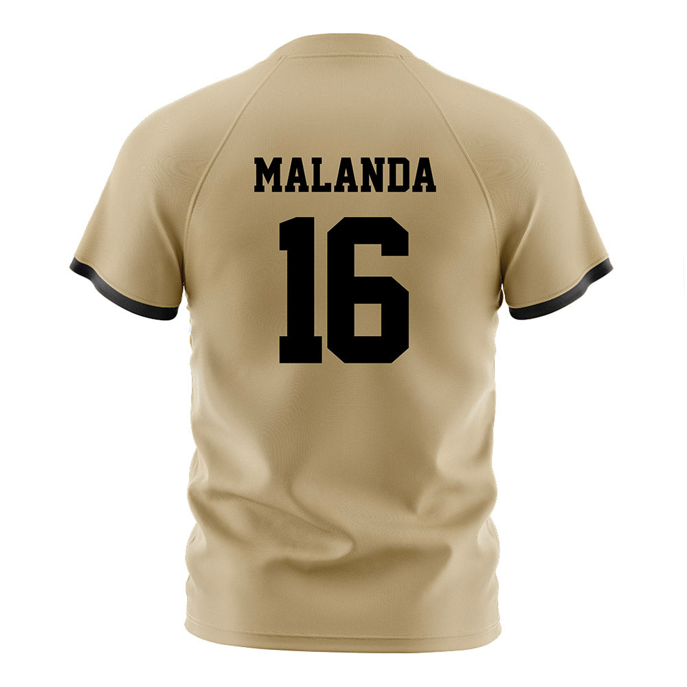 Purdue - NCAA Women's Soccer : Jayme Malanda - Gold Soccer Jersey-1