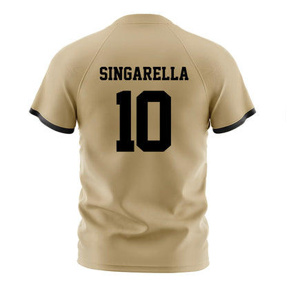 Purdue - NCAA Women's Soccer : Chiara Singarella - Gold Soccer Jersey-1