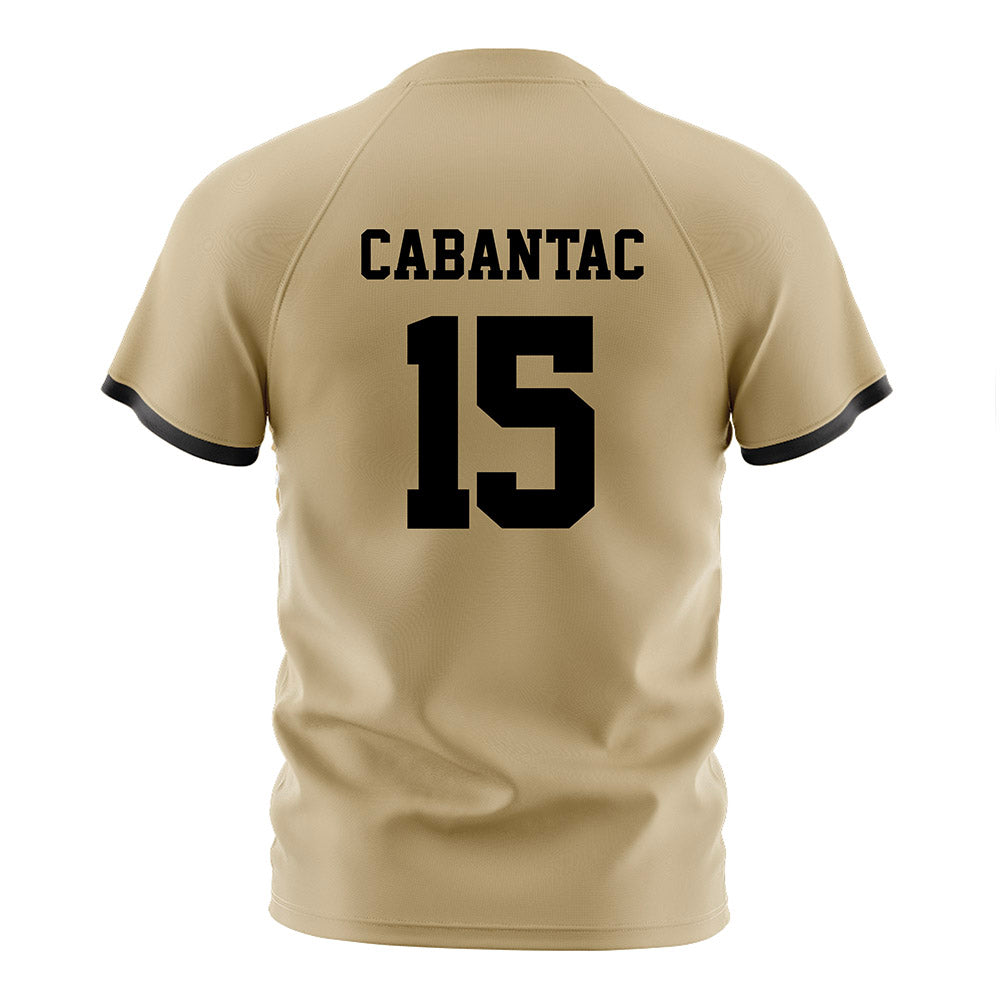 Purdue - NCAA Women's Soccer : Anisten Cabantac - Gold Soccer Jersey-1