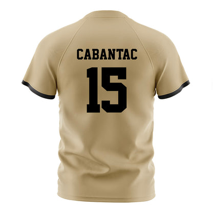 Purdue - NCAA Women's Soccer : Anisten Cabantac - Gold Soccer Jersey-1