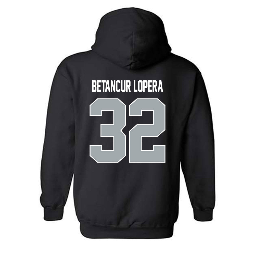 Providence - NCAA Men's Soccer : Steban Betancur Lopera - Classic Shersey Hooded Sweatshirt-1