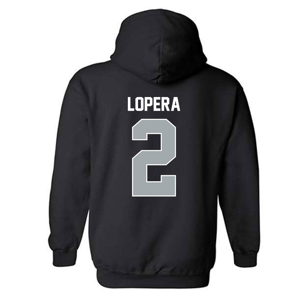 Providence - NCAA Men's Soccer : Steban Lopera - Classic Shersey Hooded Sweatshirt-1