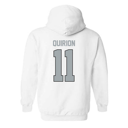 Providence - NCAA Women's Ice Hockey : Megane Quirion - Classic Shersey Hooded Sweatshirt-1