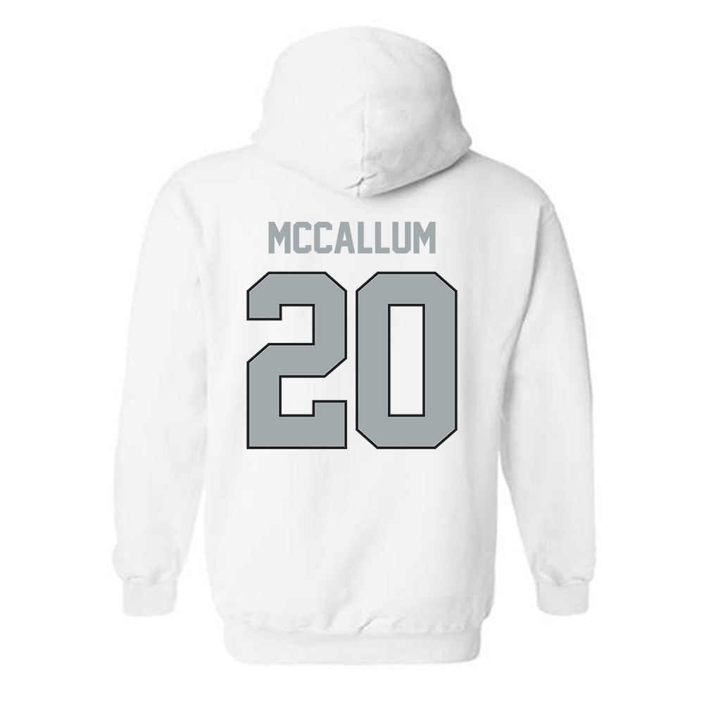 Providence - NCAA Men's Ice Hockey : Kale McCallum - Classic Shersey Hooded Sweatshirt-1