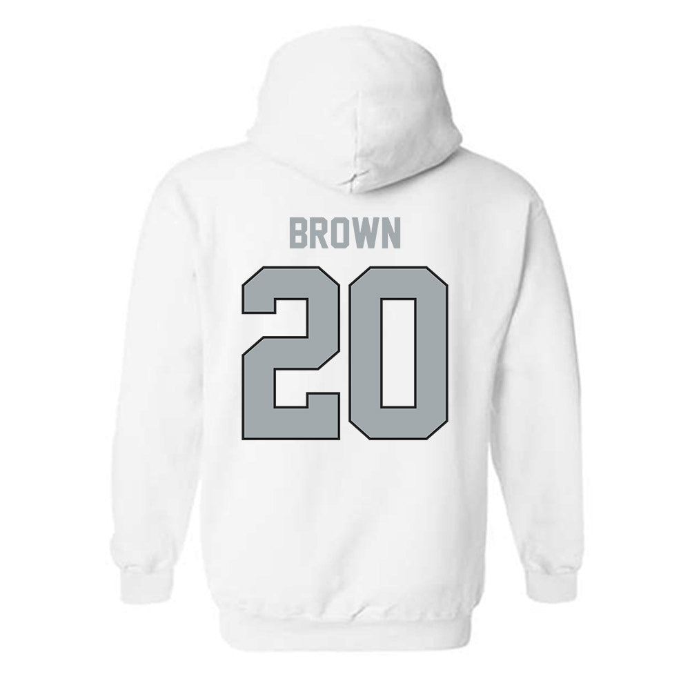 Providence - NCAA Women's Basketball : Teneisia Brown - Classic Shersey Hooded Sweatshirt-1