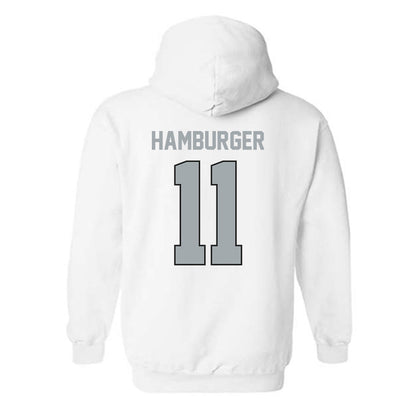 Providence - NCAA Women's Basketball : Riley Hamburger - Classic Shersey Hooded Sweatshirt-1