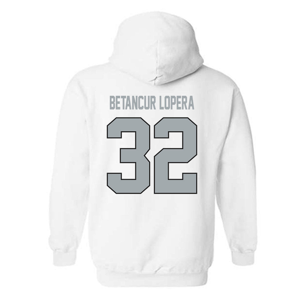 Providence - NCAA Men's Soccer : Steban Betancur Lopera - Classic Shersey Hooded Sweatshirt-1