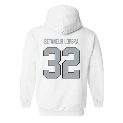 Providence - NCAA Men's Soccer : Steban Betancur Lopera - Classic Shersey Hooded Sweatshirt-1