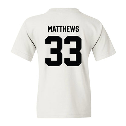 Providence - NCAA Men's Ice Hockey : Aaron Matthews - Classic Shersey Youth T-Shirt-1