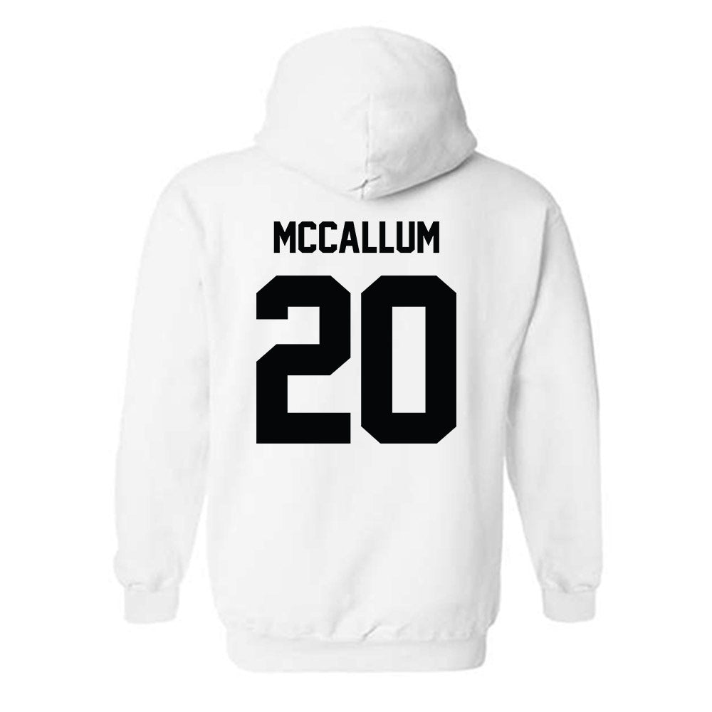 Providence - NCAA Men's Ice Hockey : Kale McCallum - Classic Shersey Hooded Sweatshirt-1