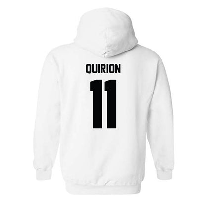 Providence - NCAA Women's Ice Hockey : Megane Quirion - Classic Shersey Hooded Sweatshirt-1