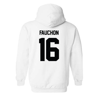 Providence - NCAA Men's Ice Hockey : Jonathan Fauchon - Classic Shersey Hooded Sweatshirt-1