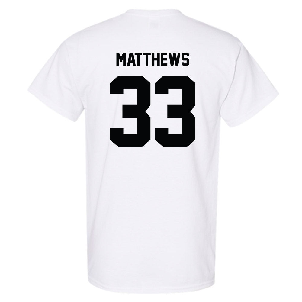 Providence - NCAA Men's Ice Hockey : Aaron Matthews - Classic Shersey T-Shirt-1