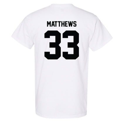 Providence - NCAA Men's Ice Hockey : Aaron Matthews - Classic Shersey T-Shirt-1