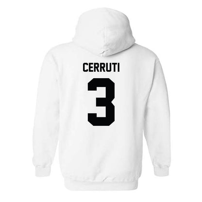Providence - NCAA Women's Ice Hockey : Cali Cerruti - Classic Shersey Hooded Sweatshirt-1