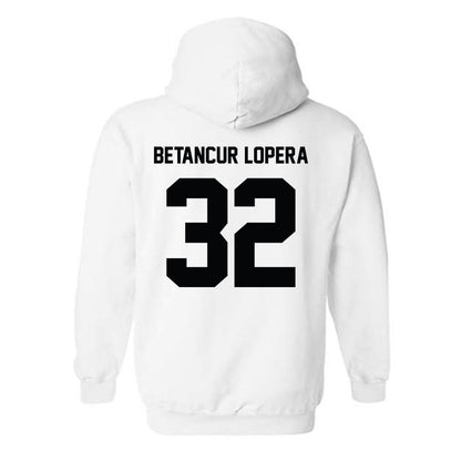 Providence - NCAA Men's Soccer : Steban Betancur Lopera - Classic Shersey Hooded Sweatshirt-1