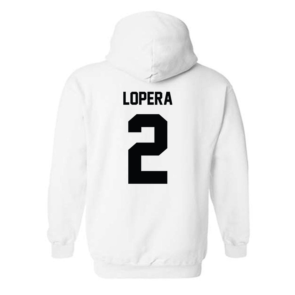 Providence - NCAA Men's Soccer : Steban Lopera - Classic Shersey Hooded Sweatshirt-1