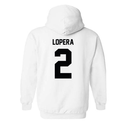 Providence - NCAA Men's Soccer : Steban Lopera - Classic Shersey Hooded Sweatshirt-1