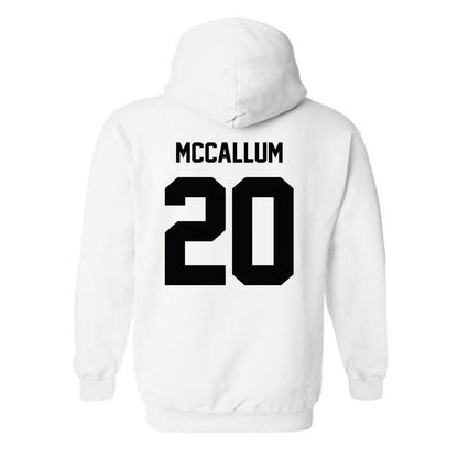 Providence - NCAA Men's Ice Hockey : Kale McCallum - Classic Shersey Hooded Sweatshirt-1