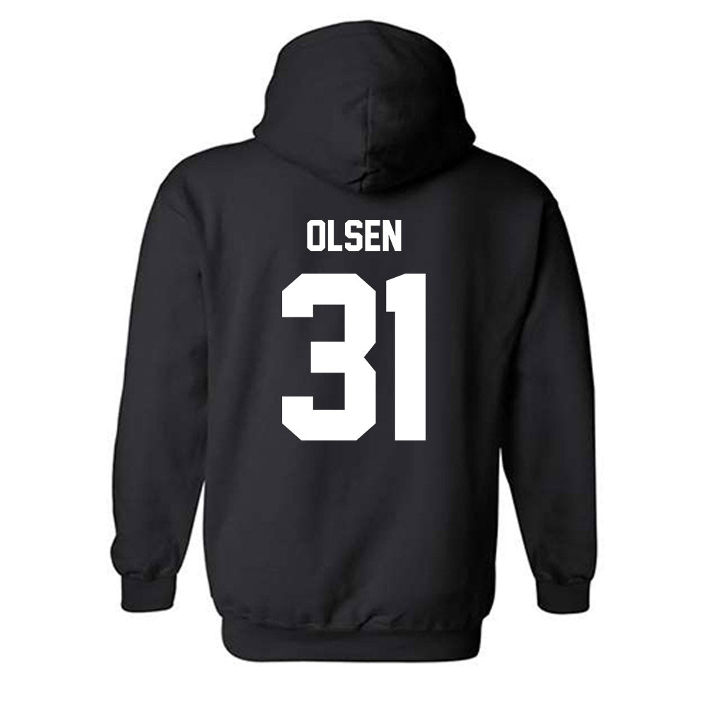 Providence - NCAA Women's Basketball : Olivia Olsen - Sports Shersey Hooded Sweatshirt-1