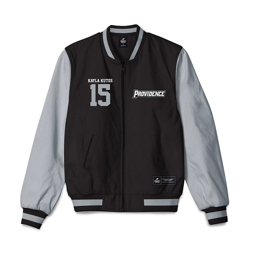 Providence - NCAA Women's Ice Hockey : Kayla Kutes - Bomber Jacket-0