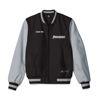 Providence - NCAA Men's Swimming & Diving : Aidan Puk - Bomber Jacket