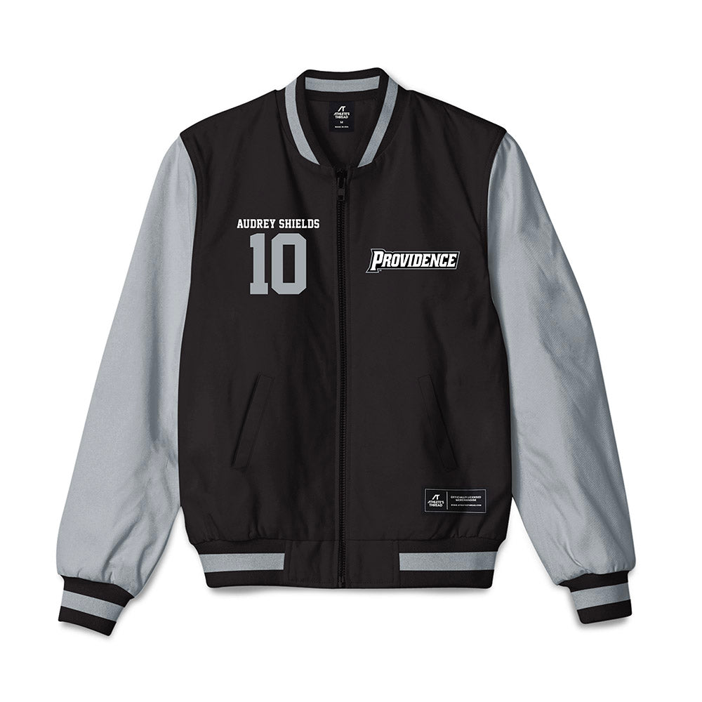 Providence - NCAA Women's Basketball : Audrey Shields - Bomber Jacket-0