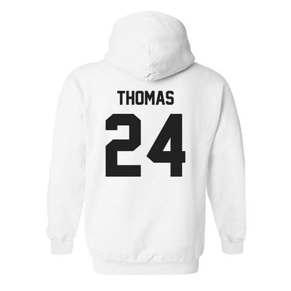 Purdue - NCAA Football : Malachi Thomas - Sports Shersey Hooded Sweatshirt-1