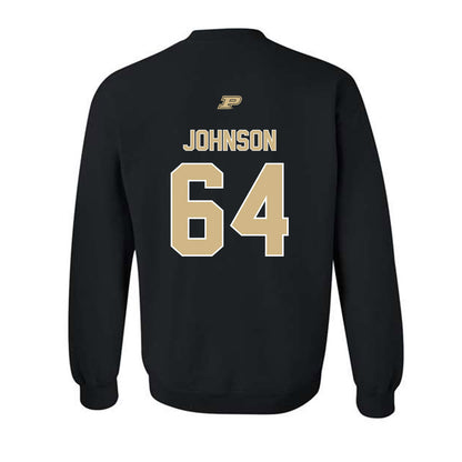 Purdue - NCAA Football : Austin Johnson - Sports Shersey Crewneck Sweatshirt