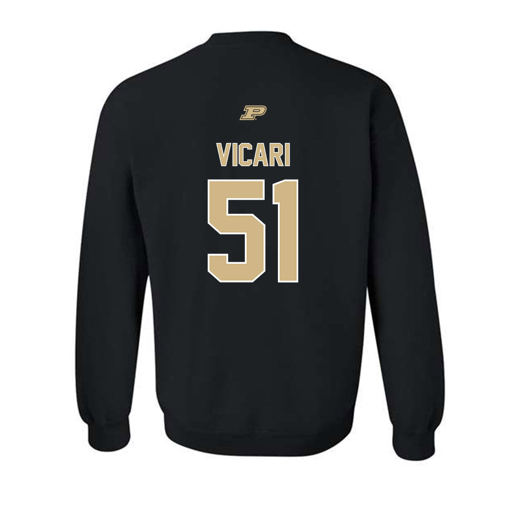Purdue - NCAA Football : Mason Vicari - Sports Shersey Crewneck Sweatshirt-1