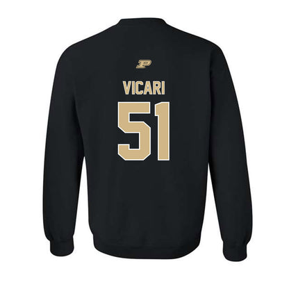 Purdue - NCAA Football : Mason Vicari - Sports Shersey Crewneck Sweatshirt-1