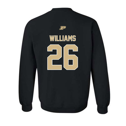 Purdue - NCAA Football : Zeke Williams - Sports Shersey Crewneck Sweatshirt-1