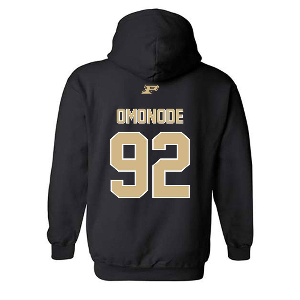 Purdue - NCAA Football : Mo Omonode - Sports Shersey Hooded Sweatshirt