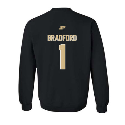 Purdue - NCAA Football : LeonTre Bradford - Sports Shersey Crewneck Sweatshirt-1