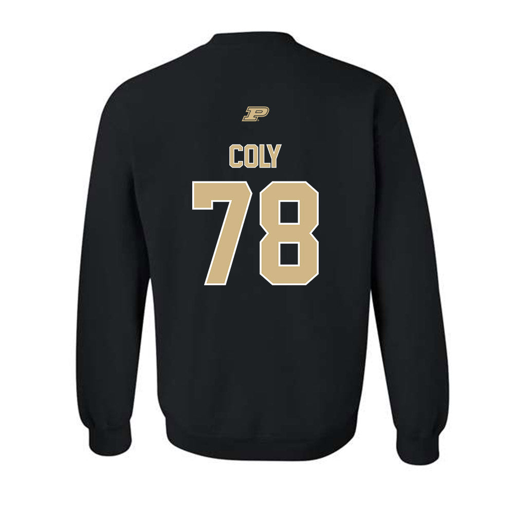 Purdue - NCAA Football : Bakyne Coly - Sports Shersey Crewneck Sweatshirt