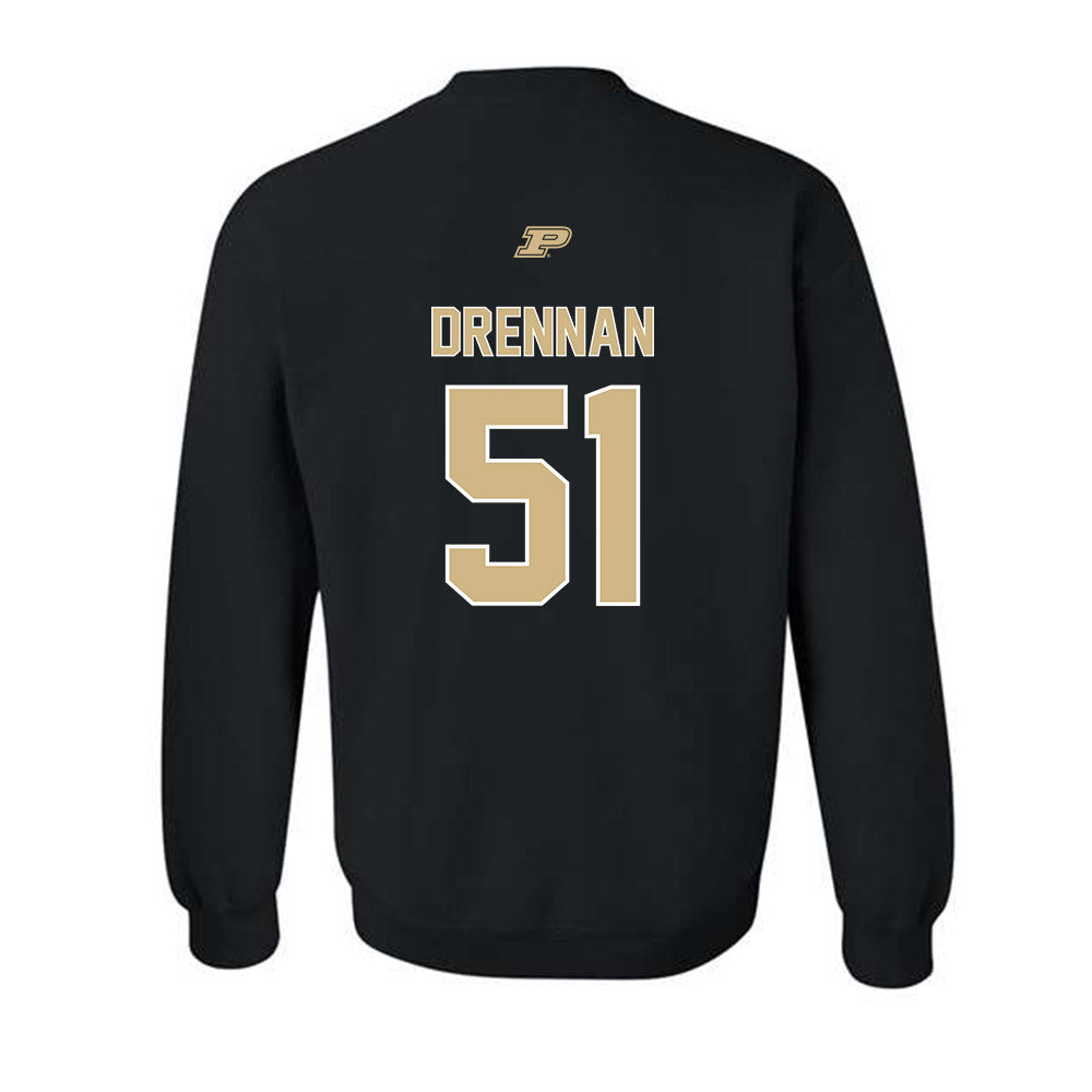 Purdue - NCAA Football : Landon Drennan - Sports Shersey Crewneck Sweatshirt