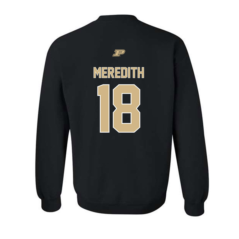 Purdue - NCAA Football : Bennett Meredith - Sports Shersey Crewneck Sweatshirt