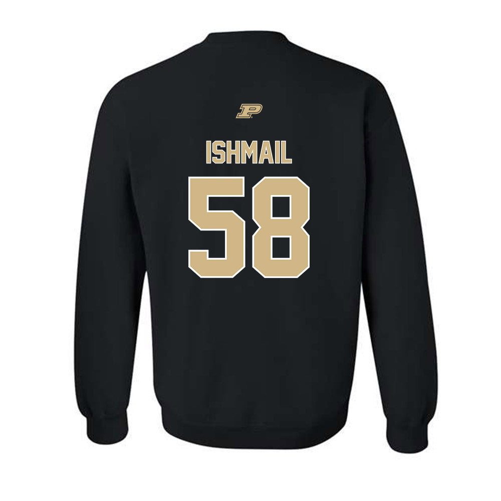 Purdue - NCAA Football : Breeon I Ishmail - Sports Shersey Crewneck Sweatshirt-1