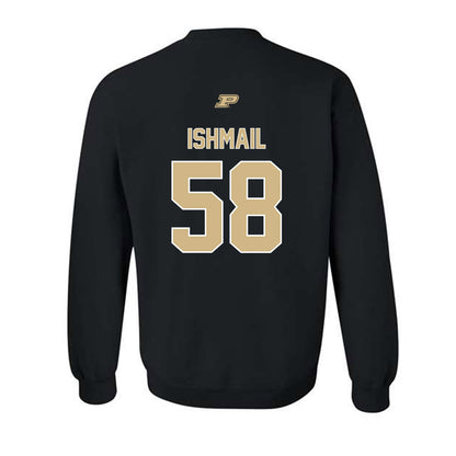 Purdue - NCAA Football : Breeon I Ishmail - Sports Shersey Crewneck Sweatshirt-1